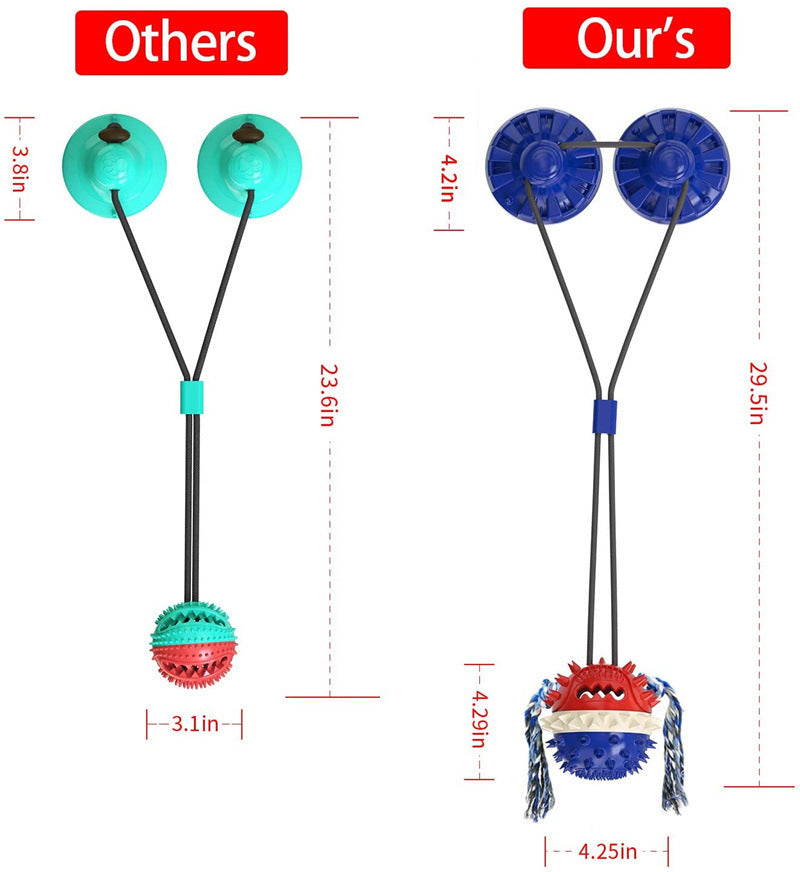 Chew Dog Toy Suction Cup