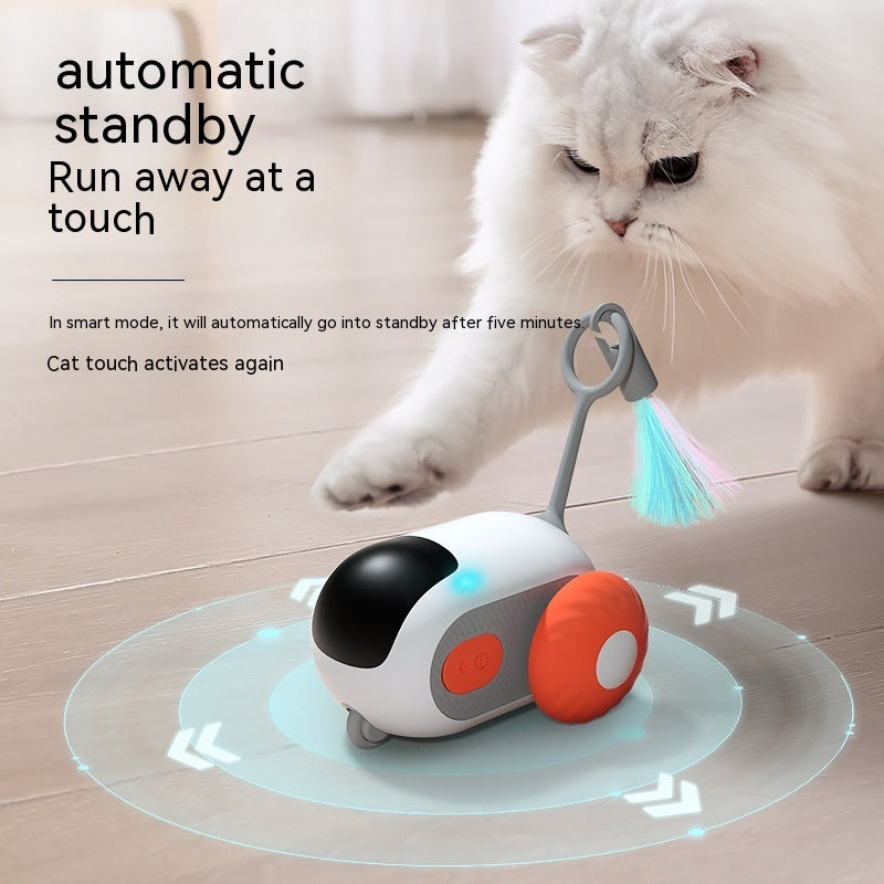 Smart Remote-Controlled Cat Car Toy – USB Rechargeable