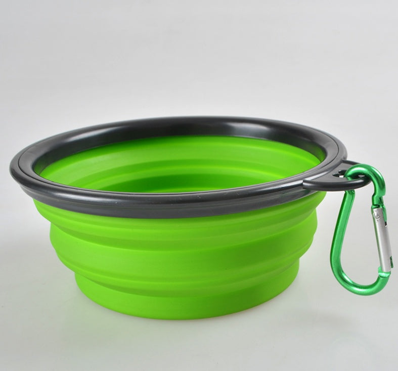 Folded Silicone Pet Bowl