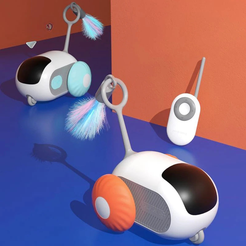 Smart Remote-Controlled Cat Car Toy – USB Rechargeable