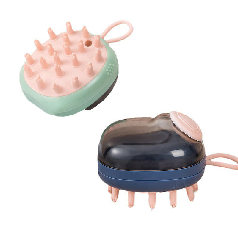 Foaming comb for bathing pets