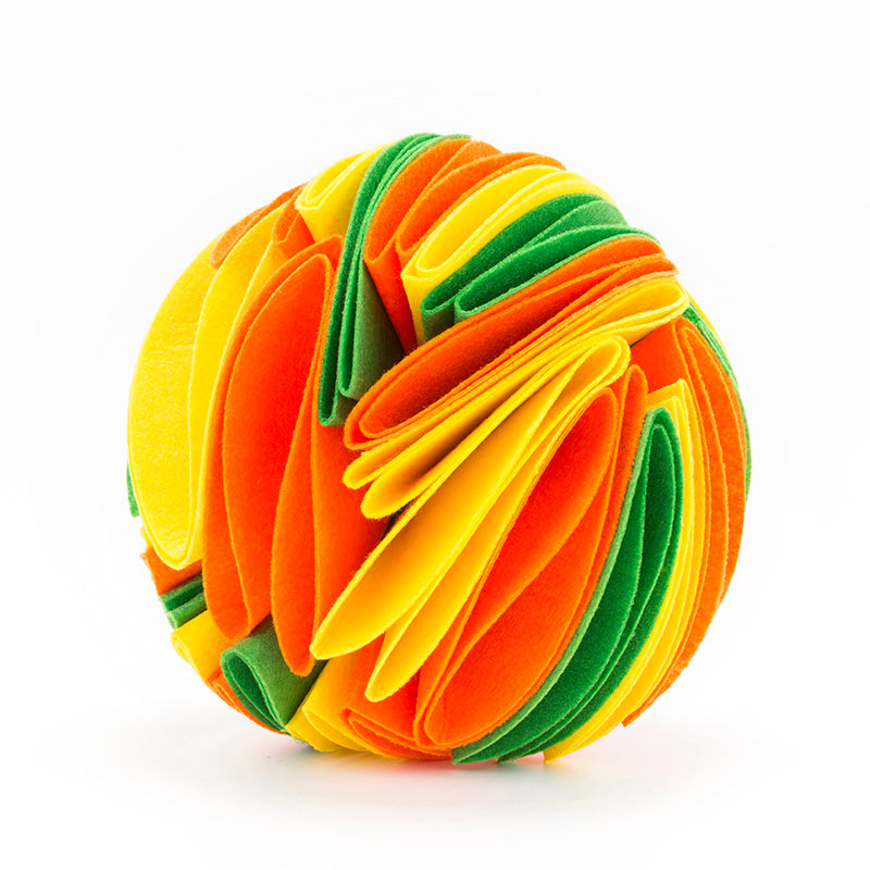 Foldable Dog Snuffle Ball | Pet IQ Training & Feeding Toy