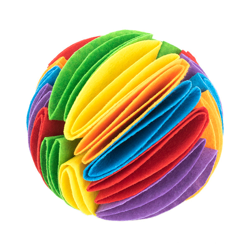 Foldable Dog Snuffle Ball | Pet IQ Training & Feeding Toy