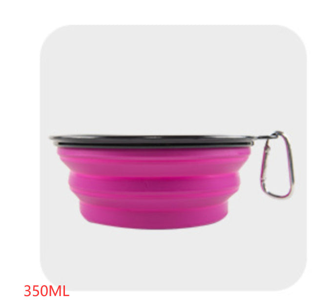 Folded Silicone Pet Bowl