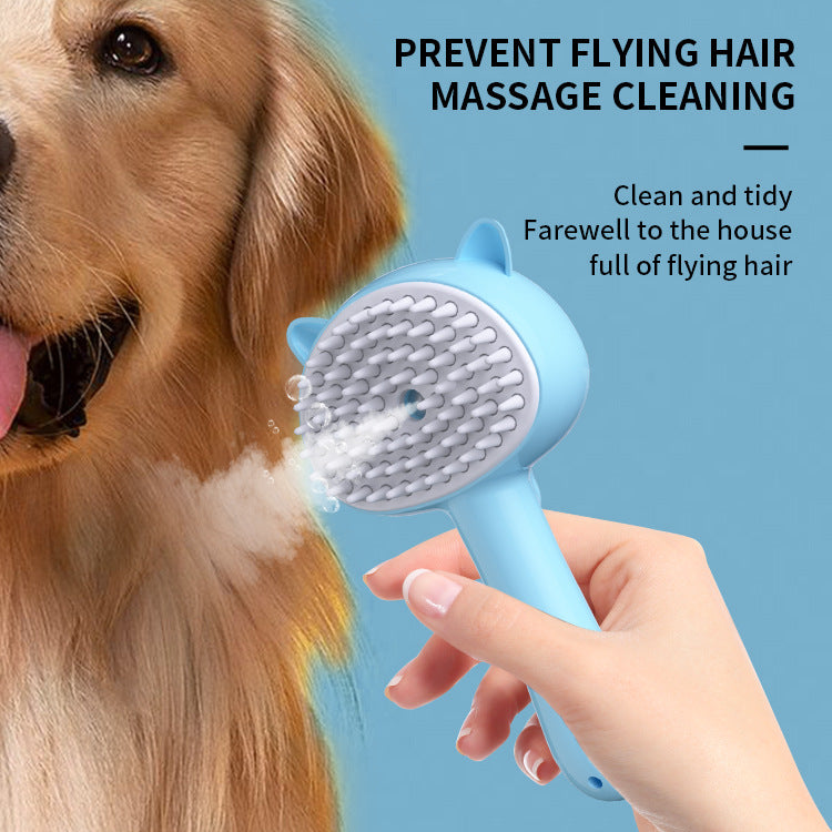 Multifunctional Rechargeable Mist Brush for Cat & Dog Grooming