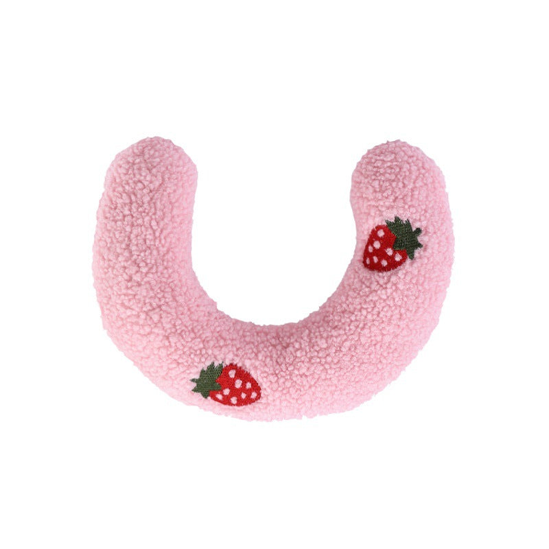 Fashionable U-Shaped Neck Protector & Headrest Cat Pillow