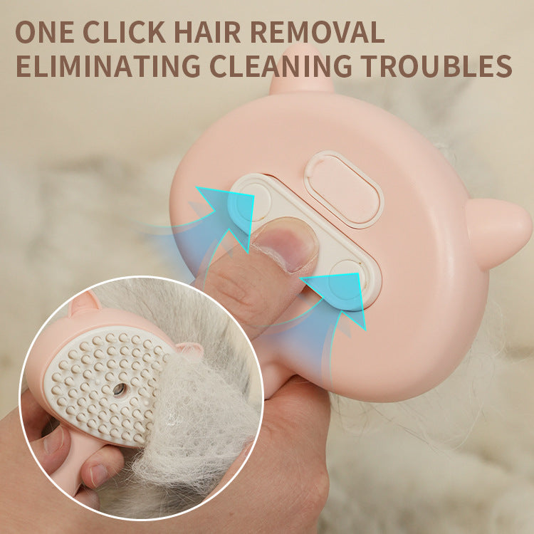 Multifunctional Rechargeable Mist Brush for Cat & Dog Grooming
