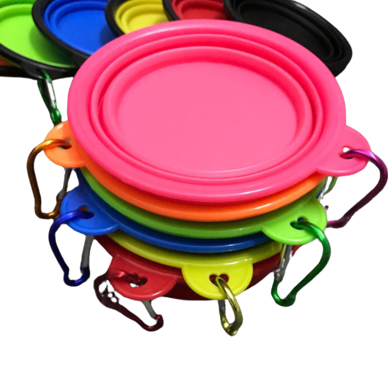 Folded Silicone Pet Bowl
