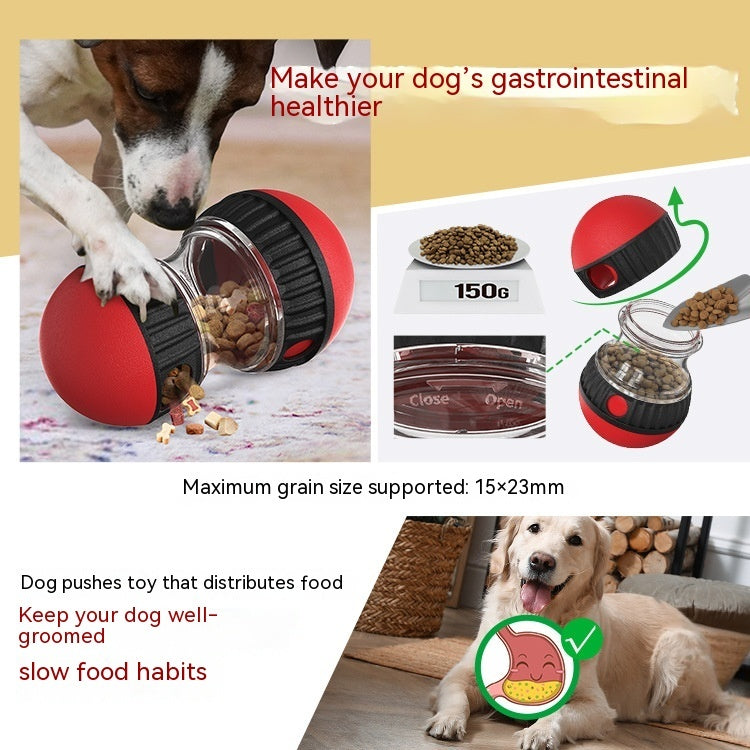 Food Dispensing Dog Puzzle Ball | Slow Feeder Toy
