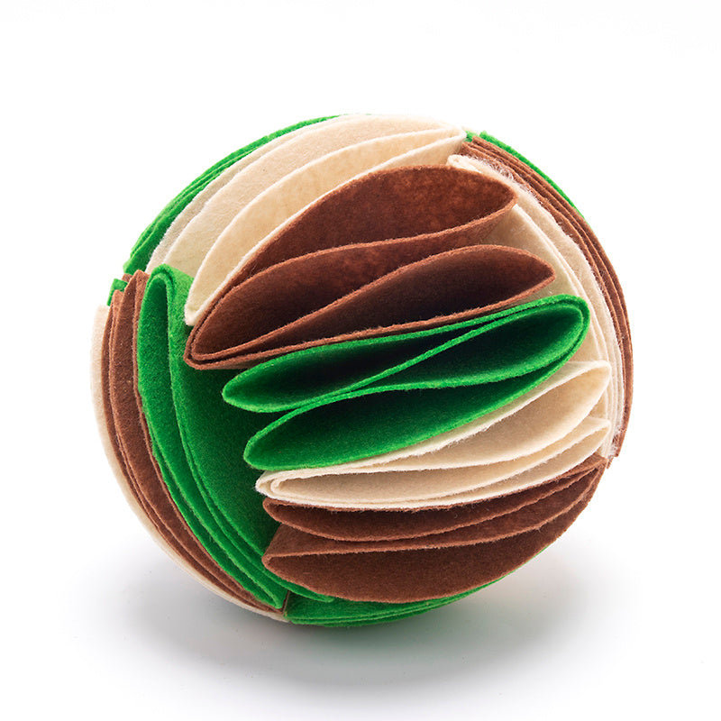 Foldable Dog Snuffle Ball | Pet IQ Training & Feeding Toy