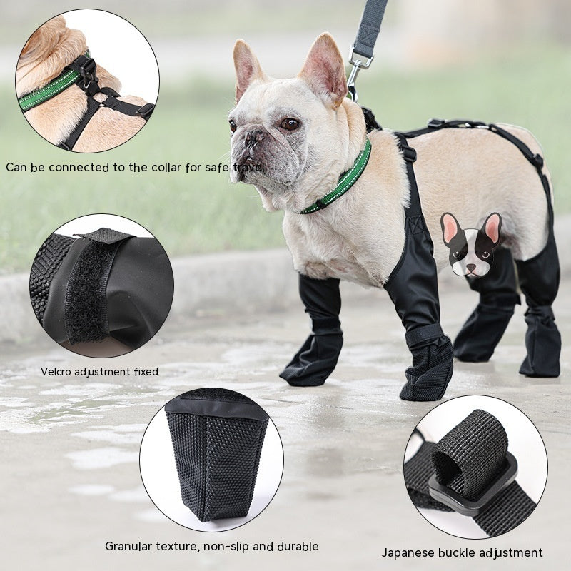 Waterproof Adjustable Dog Boots | Breathable Outdoor Shoes