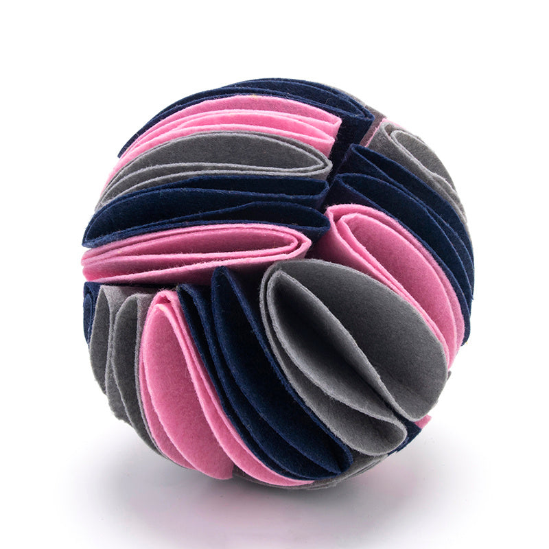 Foldable Dog Snuffle Ball | Pet IQ Training & Feeding Toy