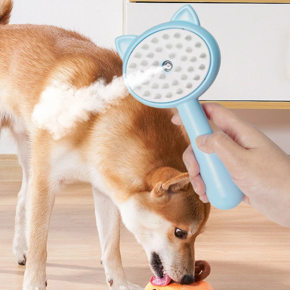 Multifunctional Rechargeable Mist Brush for Cat & Dog Grooming