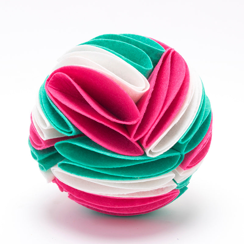 Foldable Dog Snuffle Ball | Pet IQ Training & Feeding Toy