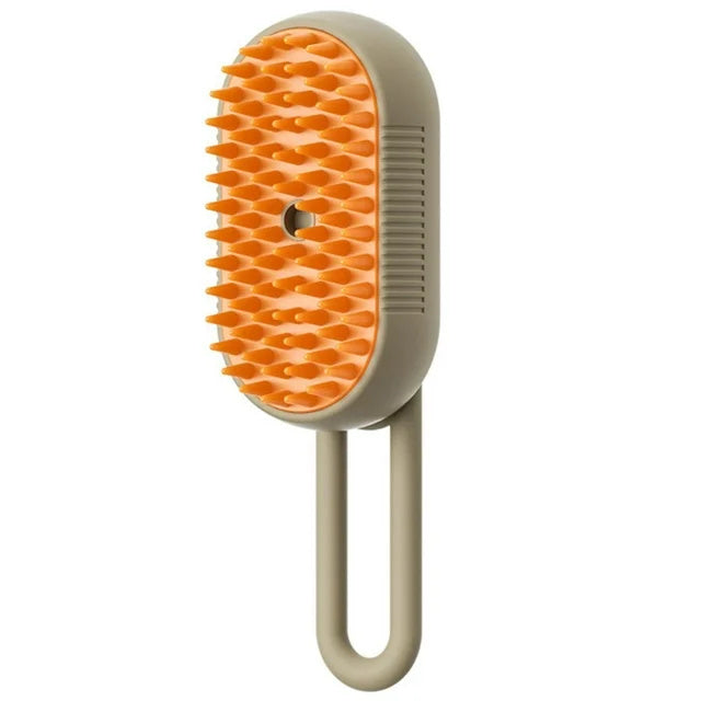 3-in-1 Cat & Dog Hair Removal Electric Grooming Steam Brush