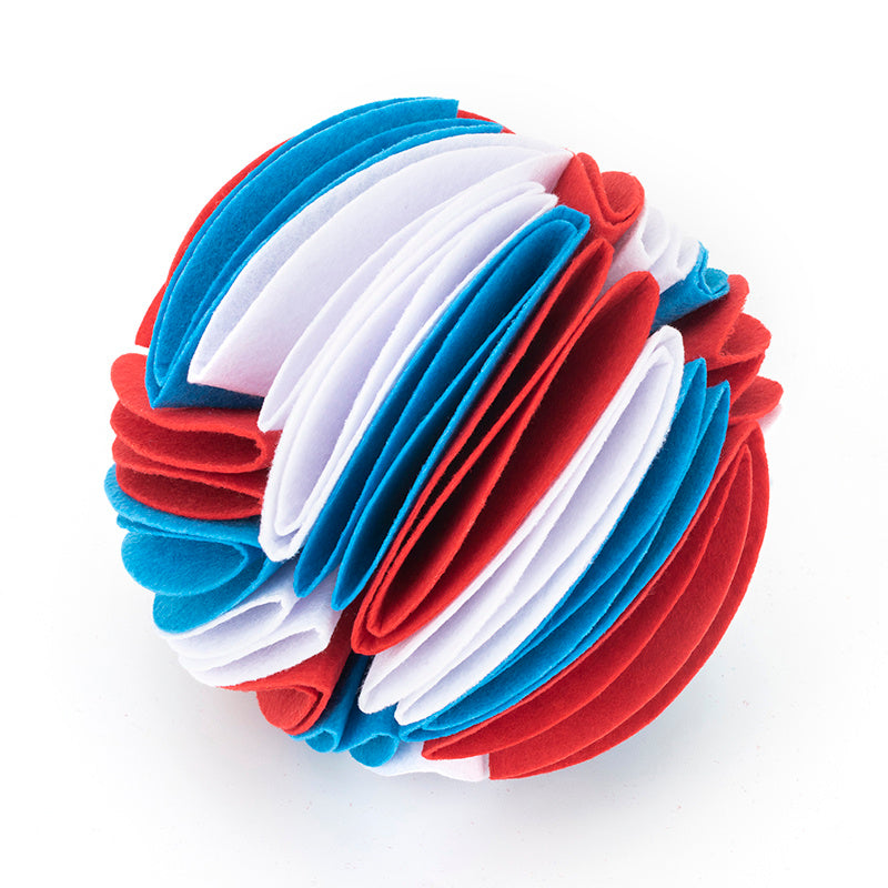 Foldable Dog Snuffle Ball | Pet IQ Training & Feeding Toy
