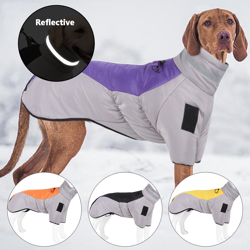 Reflective Thickened Dog Jacket | Warm Winter Pet Clothes