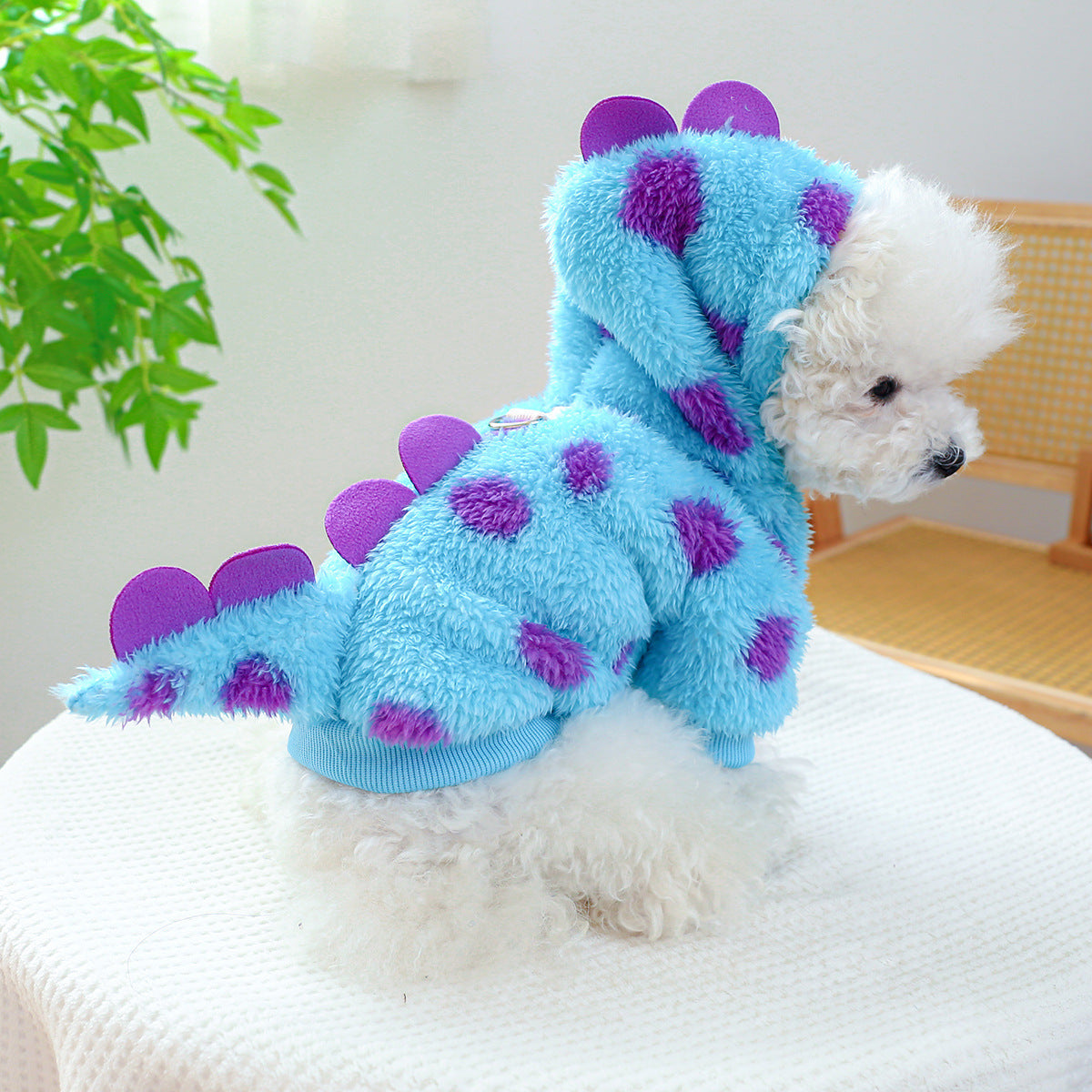 Flower Unicorn Fleece-Lined Pet Costume for Dogs & Cats