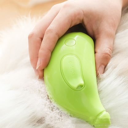 3-in-1 Pet Steam Brush: Groom, Remove Hair & Massage