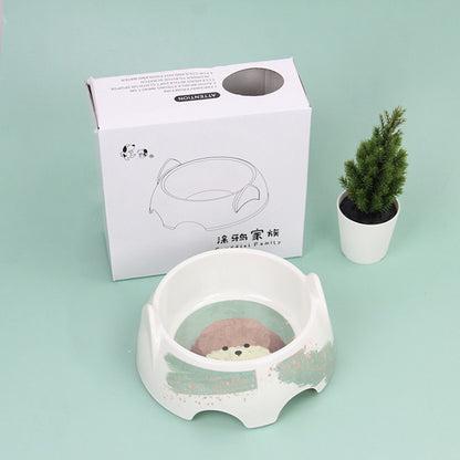 Adorable pet-shaped food bowl