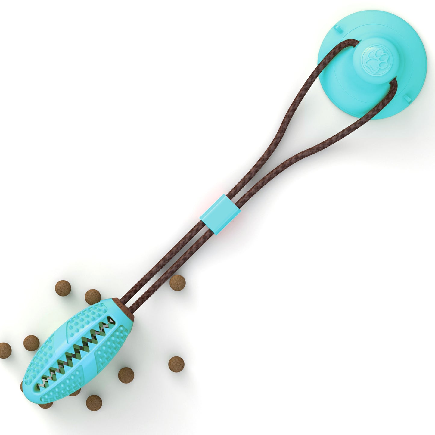 Suction Cup Dog Tug Toy with Chew Ball