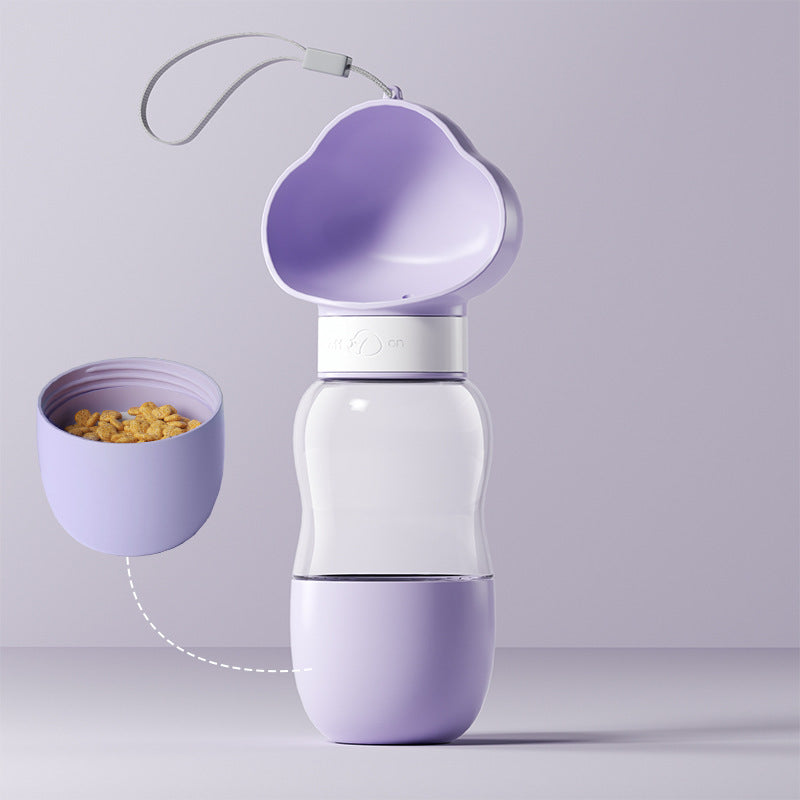 Portable water cup for pets