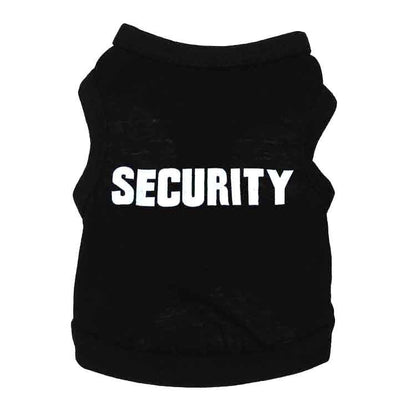 Cotton Printed Security Vest for Small Dogs