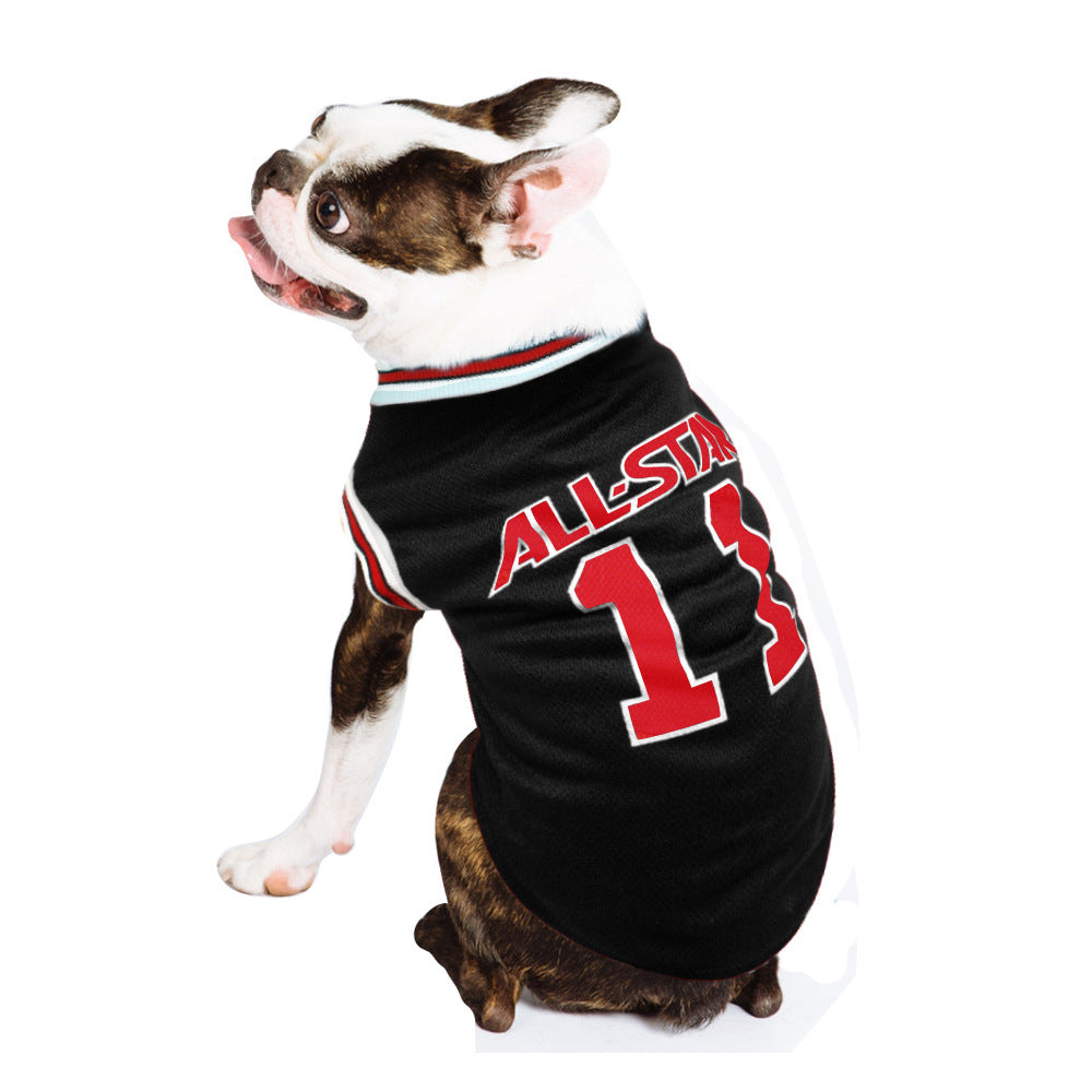 Hot World Cup Ball Dog Vest – Spring And Summer Pet Apparel