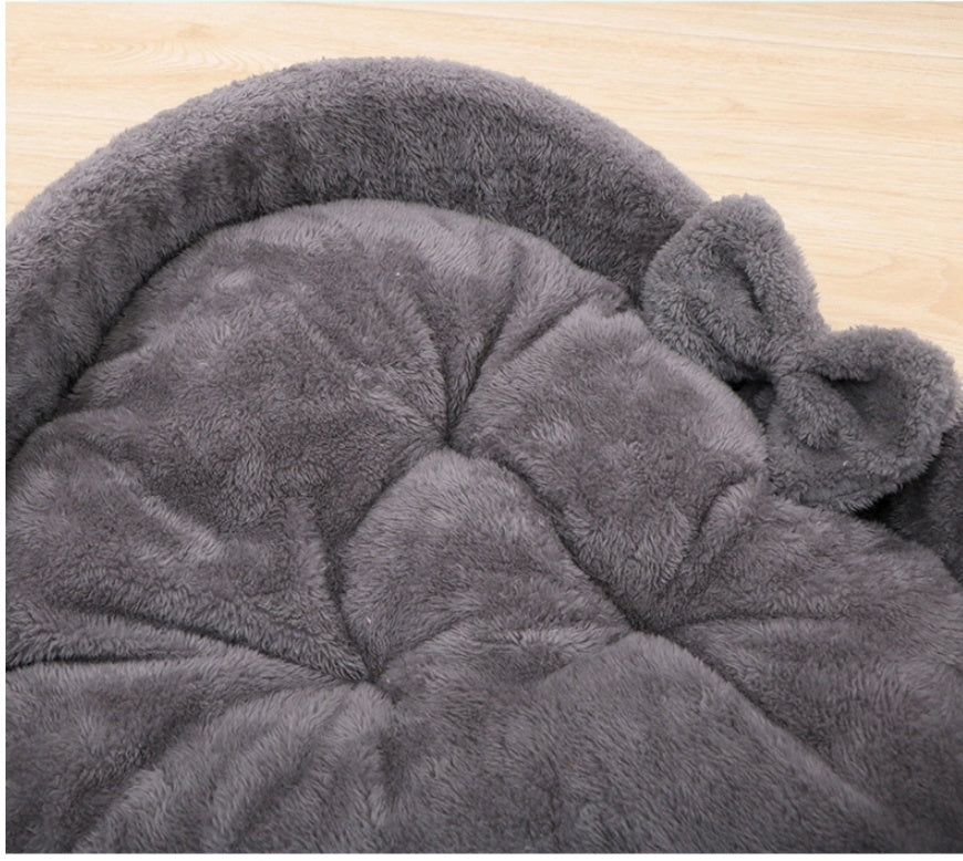 Heart-Shaped Cozy Cat Bed | Soft Warm Cushion for Pets