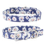 Pet Collar Double Layer Colorful Fabric