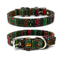 Pet Collar Double Layer Colorful Fabric