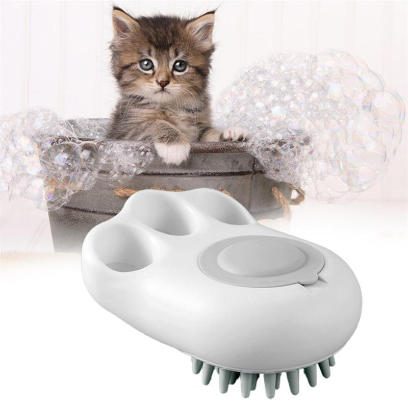 Durable Cat Paw Bath Brush | Foaming & Reusable Grooming Tool