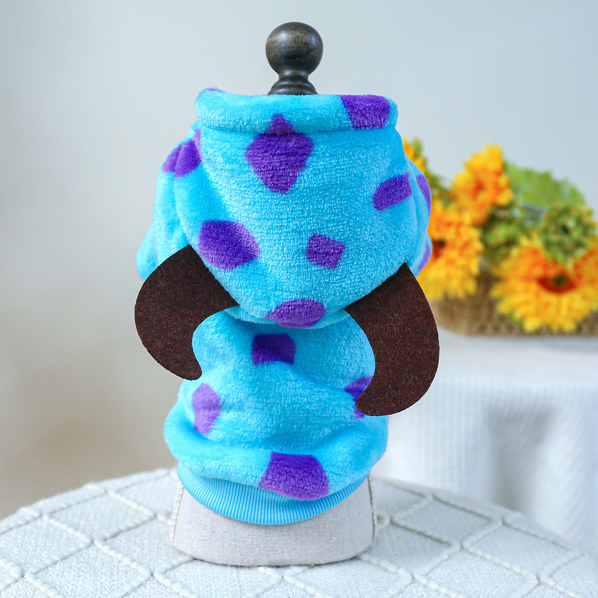 Flower Unicorn Fleece-Lined Pet Costume for Dogs & Cats