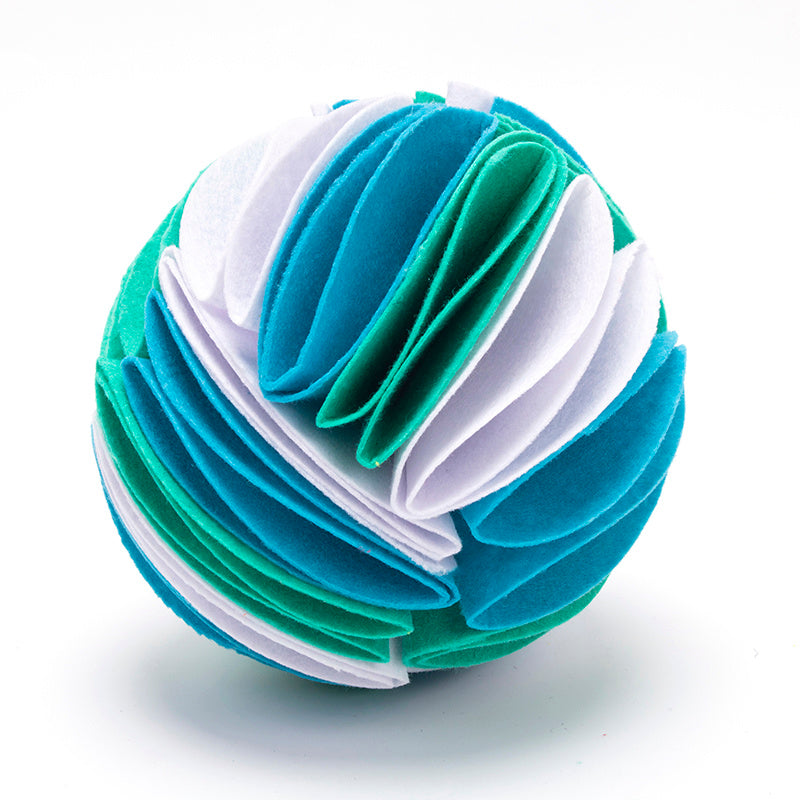Foldable Dog Snuffle Ball | Pet IQ Training & Feeding Toy