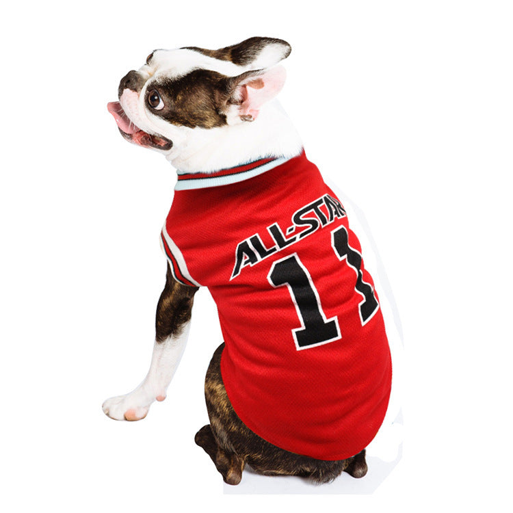 Hot World Cup Ball Dog Vest – Spring And Summer Pet Apparel