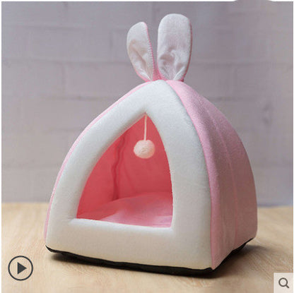 Cat and Small Dog House Villa Bed