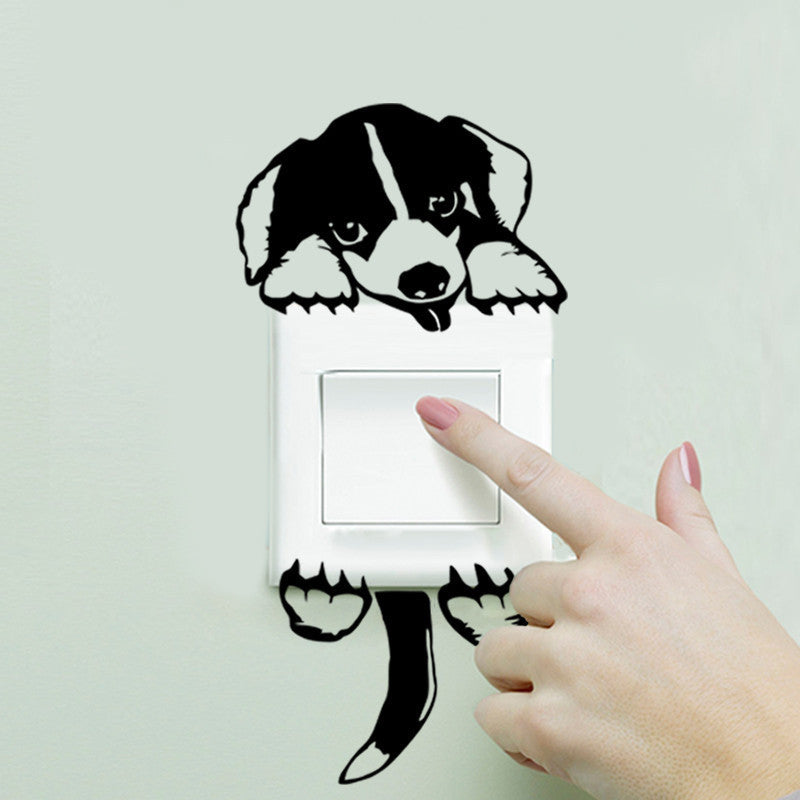 Cute Dog Waterproof Wall Stickers