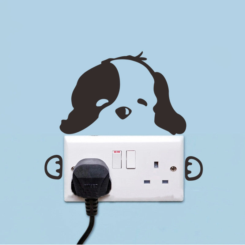 Cute Dog Waterproof Wall Stickers