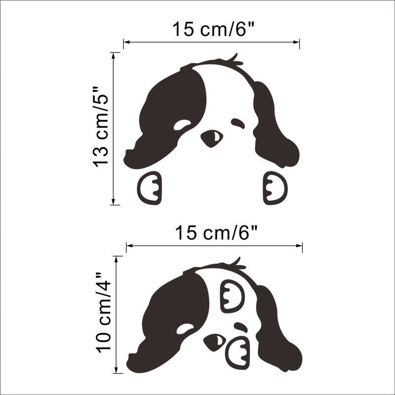 Cute Dog Waterproof Wall Stickers