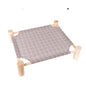 Washable Wooden Pet Bed for Cats & Small Dogs
