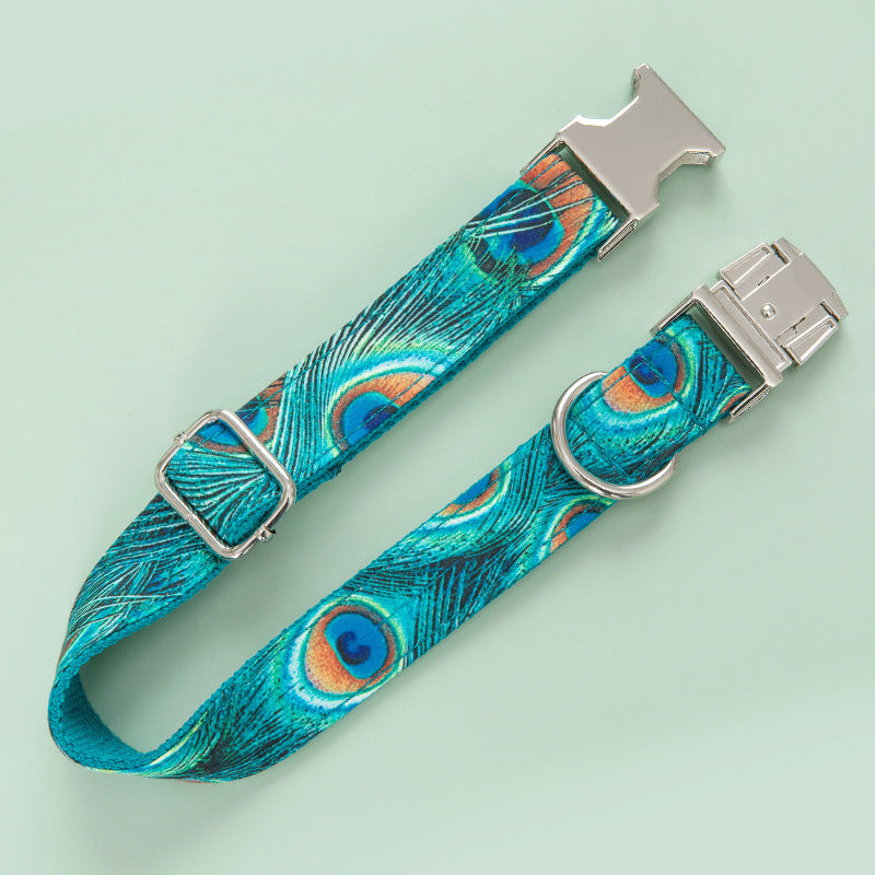 Zinc Alloy Buckle Dog Collar