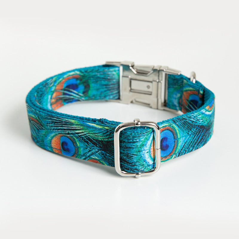 Zinc Alloy Buckle Dog Collar