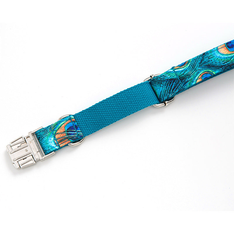 Zinc Alloy Buckle Dog Collar