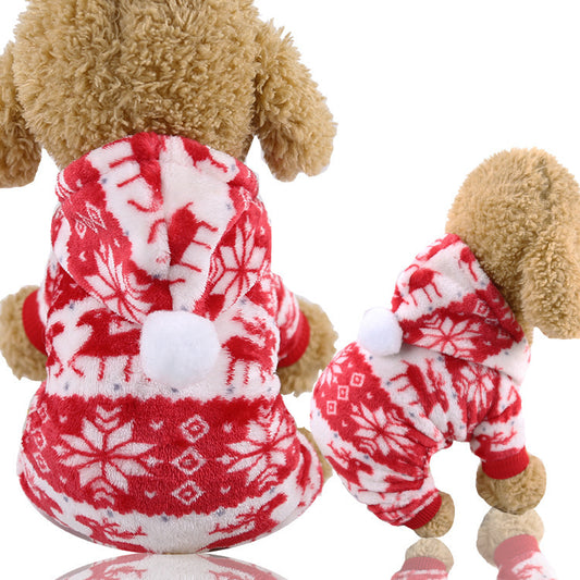 Fall winter Four Legged Cotton-padded Clothes