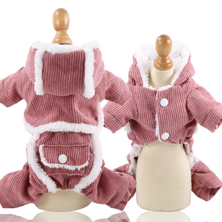 Fall winter Four Legged Cotton-padded Clothes