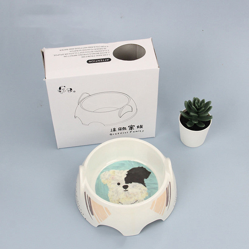 Adorable pet-shaped food bowl