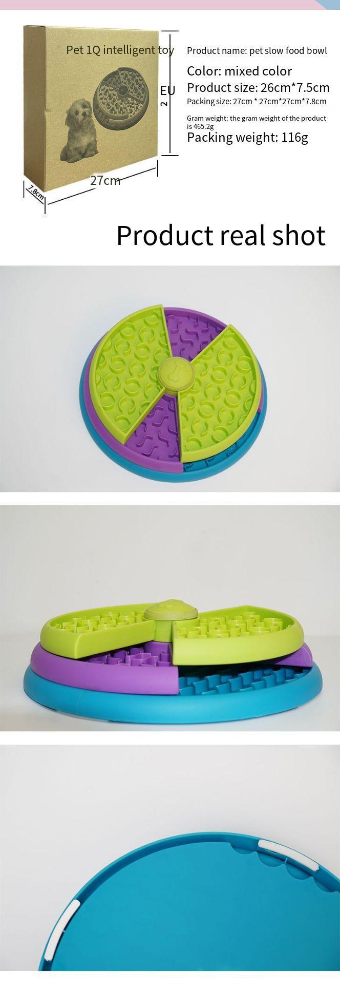 Healthy Pet Feeder Bowl | Anti-Choking & Rotating Puzzle Game