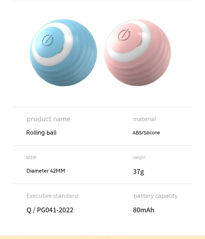 Automatic Moving Smart Cat Toy Ball