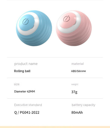 Automatic Moving Smart Cat Toy Ball