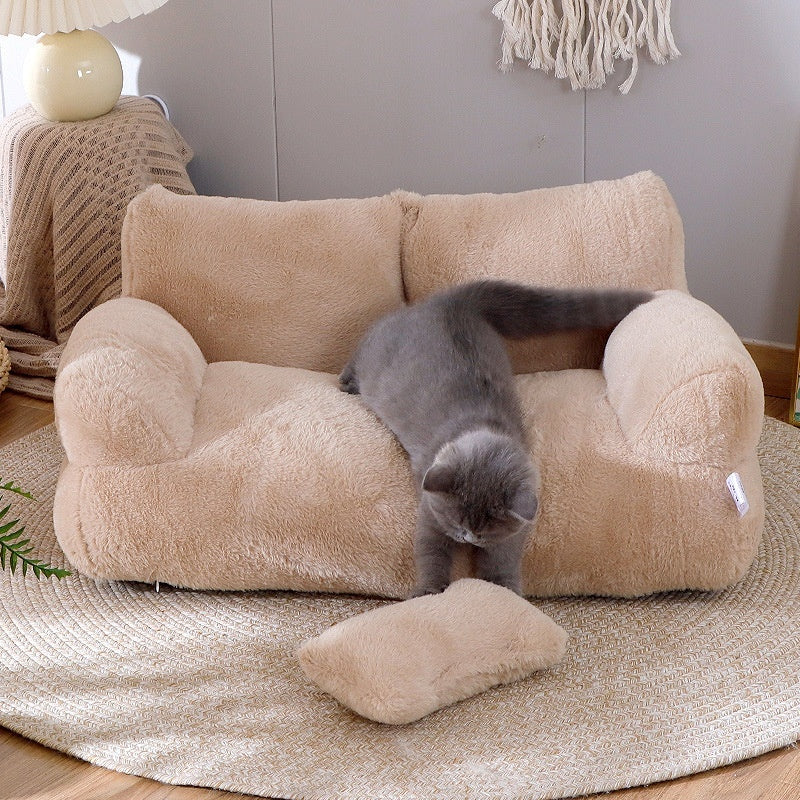 Comfortable Cat Bed | Winter Warm Plush Nest for Pets